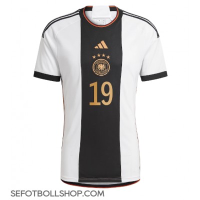 Billiga Tyskland Leroy Sane #19 Hemma fotbollskläder VM 2022 Kortärmad